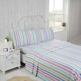 Multifärgade Underlakan Rapport Single Candy Stripe Bed Sheet Multicolour