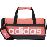 Rosa Duffelväskor & Sportväskor adidas Essentials Linear Duffel Bag Extra Small - Preloved Scarlet/Black/White
