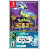 Nintendo Switch-spel på rea Pokémon Violet + The Hidden Treasure of Area Zero Bundle - Game+DLC (Switch)