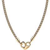 Metall Halsband Pandora Moments Studded Chain Necklace - Gold