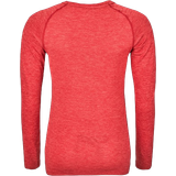 Odlo Sport-BH:ar - Träningsplagg Underkläder Odlo The Essentials Seamless Long Sleeve Running T-shirt - American Beauty Melange
