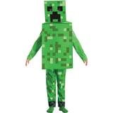 Grön - Tecknat & Animerat Maskeradkläder Disguise Minecraft Creeper Kids Carnival Costume