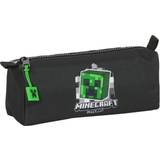 Minecraft Väskor Minecraft Skolväska Svart Grön Grå 21 x 8 x 7 cm
