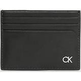 Calvin Klein Tryckknapp Plånböcker & Nyckelhållare Calvin Klein mäns metall korthållare 6CC plånböcker, Ck storlek, Ck