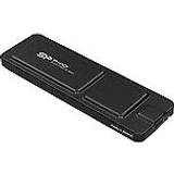 Silicon Power SSDs - USB 3.2 Gen 2 Hårddiskar Silicon Power Sp010tbpsdpx10ck 1tb portable-stick-ssd usb 3.2 px10 black d Schwarz