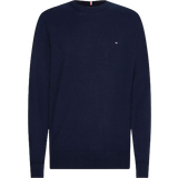 Cashmere - Herr Kläder Tommy Hilfiger Motted Regular Fit Knitted Sweater - Desert Sky