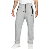 Fleece Byxor & Shorts Nike Sportswear Tech Fleece Open-Hem Sweatpants Men's - Dark Grey Heather/Black