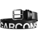 Comme des Garçons Dam Accessoarer Comme des Garçons Huge Logo Leather Belt - Black
