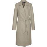 Vero Moda Fortuneaya Coat - Brown/Silver Mink