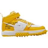 Nike Snörning - Unisex Sneakers Nike Air Force 1 Mid x Off-White - White/Varsity Maize