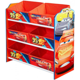 Worlds Apart Röda Förvaringslådor Worlds Apart Lightning McQueen Toy Storage Unit