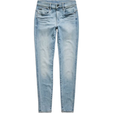 Blåa - Skinn Byxor & Shorts G-Star Lhana Skinny Jeans - Sun Faded Saru Blue