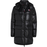 Tommy jacket Tommy Hilfiger Recycled Down Midi Alaska Puffer Jacket - Black
