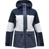 Gore tex skaljacka Peak Performance Gravity Gore-Tex 3L Shell Jacket Women - Salute Blue/Ombre Blue/Antarctica
