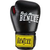 benlee Fighter Leather Boxing Gloves Black oz oz