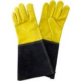 Arbetskläder & Utrustning Westland Luxury Leather Gauntlet Gloves Yellow