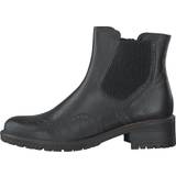 Gabor 56.091-17 Black, Female, Skor, Kängor och Boots, chelsea boots, Svart