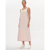 Calvin Klein Långa klänningar Calvin Klein Cotton Jersey Maxi Tank Dress Pink