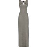 Långa klänningar - Silver Tom Ford Metallic knit maxi dress silver