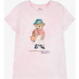 Ralph Lauren Barnkläder Ralph Lauren Teen Girls Pink Polo Bear Cotton T-Shirt