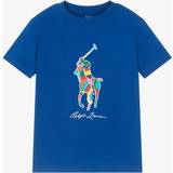 Ralph Lauren Barnkläder Ralph Lauren Boys Blue Cotton Pony T-Shirt