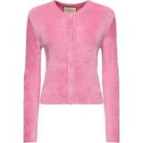 Gucci Viskos Kläder Gucci Crystal ribbed-knit top pink