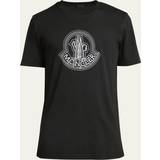 Moncler Bomull - Skjortklänningar Kläder Moncler Black Graphic T-Shirt