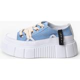 INUIKII Skor INUIKII Platåsneakers Blue Matilda Canvas Low Sneakers