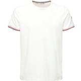 Moncler Dragkedja - Randiga Kläder Moncler Stretch Cotton Jersey T-shirt