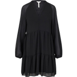 Object Kläder Object Mila Gia Mini Dress - Black