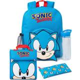 Blåa Väskor Sonic the Hedgehog Logo Backpack Set Blue