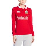 Canterbury NBA Supporterprodukter Canterbury British & Irish Lions Womens Ladies Vapodri Wicking Long Sleeve Jersey Red