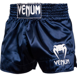Venum Classic Muay Thai Short Navy Blue/White