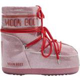 Moon Boot Skor Moon Boot Low Glitter Snow Pink Woman