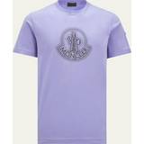 Moncler Lila Kläder Moncler Purple Graphic T-Shirt PURPLE HUE