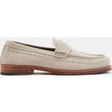 Skor AllSaints Sammy Leather Loafer Shoes Beige
