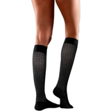 Mabs stödstrumpor Mabs Cotton Knee Socks - Black/Grey
