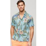 Superdry Bomberjackor Kläder Superdry Hawaiian Shirt, Eden Hawaiian Blue/Multi