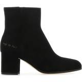 Common Projects Skor Common Projects Black Suede City Ankle Boots