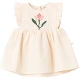 Volangklänningar Barnkläder Lil'Atelier Dallas Dress - Turtledove (13227384)
