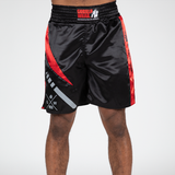 Kampsportsdräkter Gorilla Wear Hornell Boxing Shorts, Black/Red