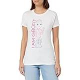 Marvel Baby Groot Line With Am Groot Text T-Shirt Women