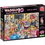 Klassiska pussel Jumbo 1110100332 Wasgij Destiny 27, Café to Latte, Comic-Puzzle, 1000 Teile