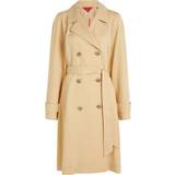 18 - Dam - Trenchcoats Kappor & Rockar Tommy Hilfiger Double Breasted Relaxed Trench Coat HARVEST WHEAT