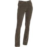 Arizona Dam Kläder Arizona ultraflex corduroy bootcut-jeans damen hose high-waist 35789154 khaki Grün