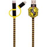 Thumbs Up Mobiltillbehör Thumbs Up Harry Potter Hogwarts Hufflepuff halsduk USB-mobilladdare kabel