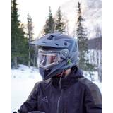 Amoq Skoterhjälm Adaptor Adventure Electric visor Black-Gray-HiVis