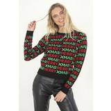 Brave Soul Kläder Brave Soul Unisex-Erwachsene Repeat Christmas Pullover