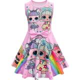 Lol klänning Barnkläder KTZAJO Toddler Girl's Lol Dolls Cartoon Dresse - Black