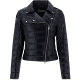 Bomberjackor - Dam Herno Bomber Jacket Made Of Nylon Ultralight - Black